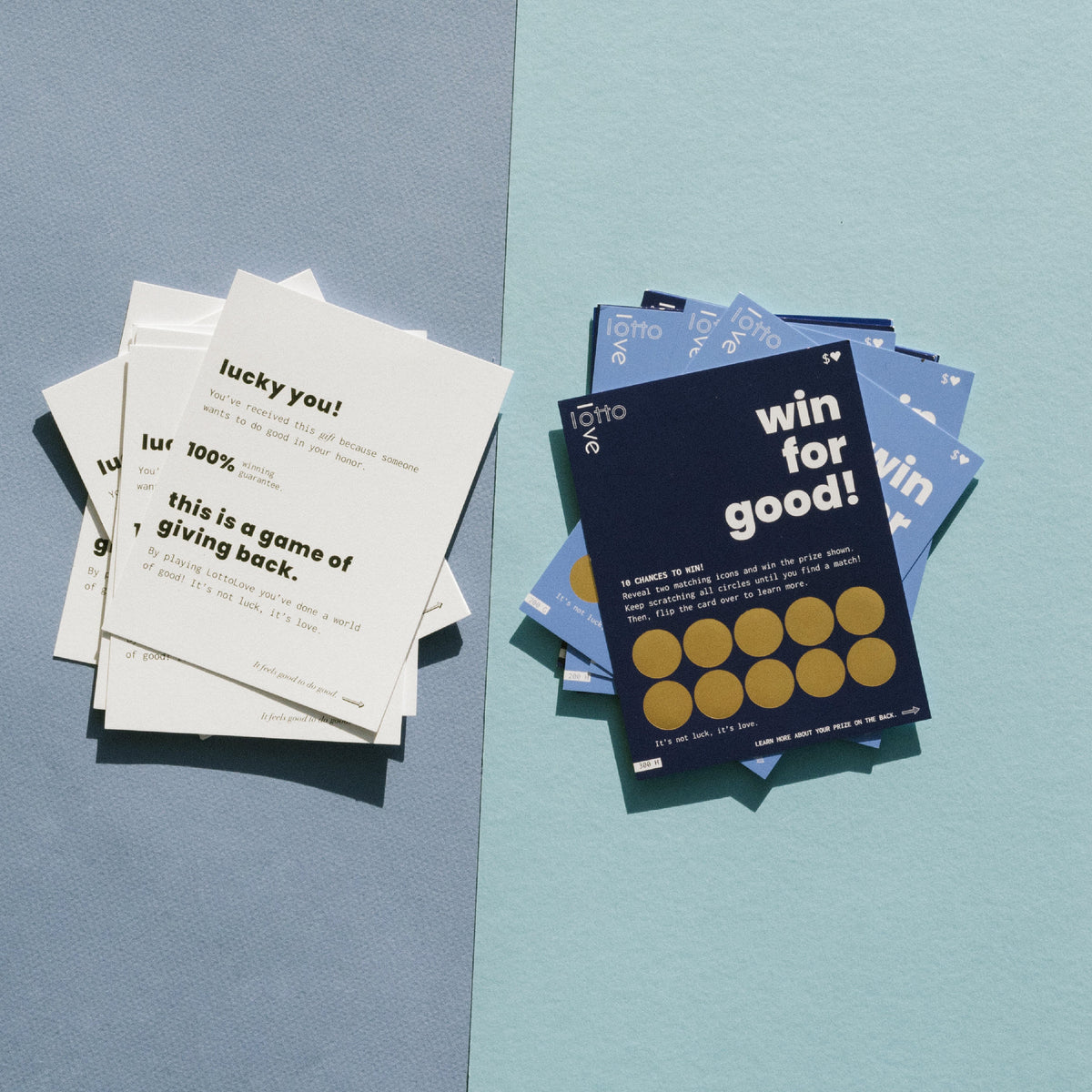 Pack of 10 Basic Needs Scratch Tickets