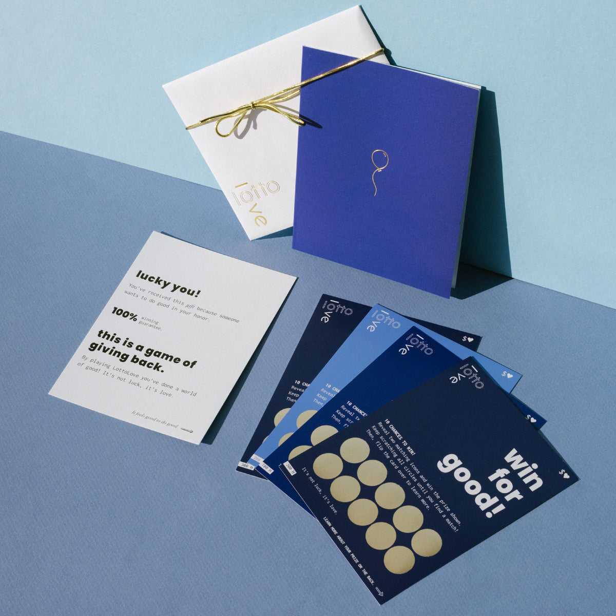 Basic Needs 4 -Ticket Gift - Charitable Gift - Scratch Off Cards - All items